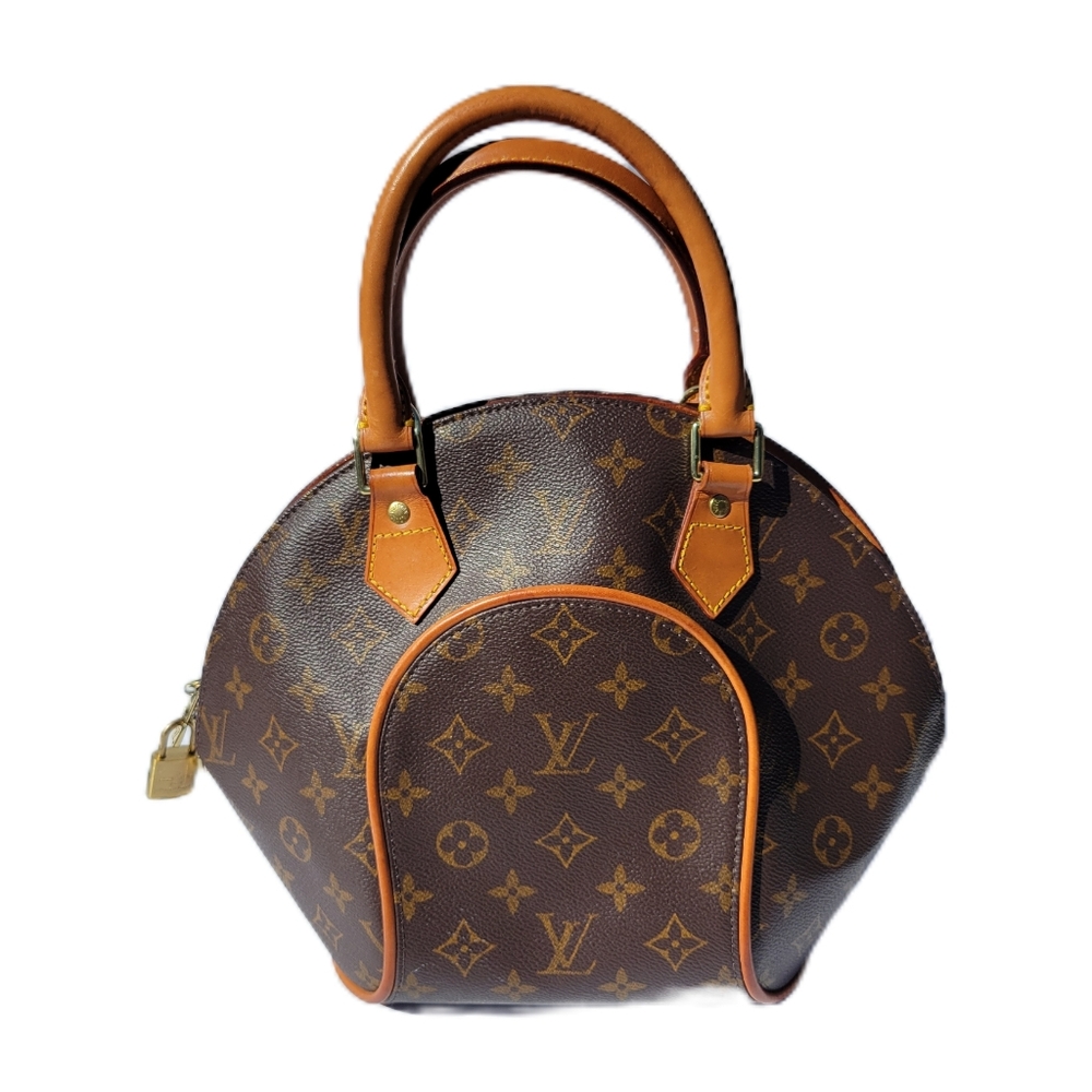 Louis Vuitton 2002 Monogram Canvas Retired Ellipse Bag Vintage